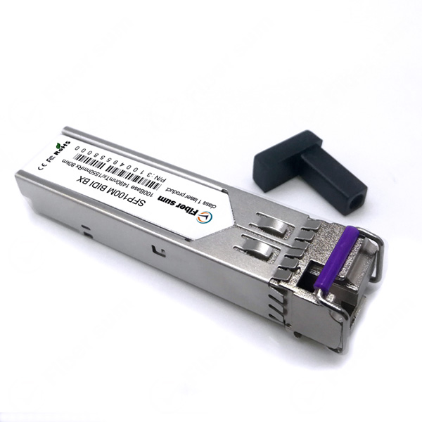 AdTran 1184543P-BX45 Compatible 100Base-BX 80KM 1490nmTx/1550nmRx SMF DOM 100-Megabit SFP Transceiver Module